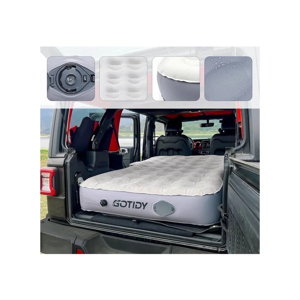 Jeep Mattress with Wireless Air Pump, 10Inch SUV Air Mattress Camping Bed for Je
